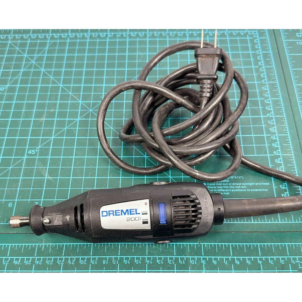 Dremel 200 Series Two Speed Rotary Tool Corded F013020001 Tested Working